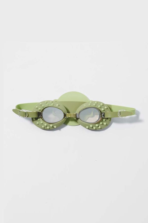 SunnyLife Otroška plavalna očala SunnyLife Cookie the Croc Khaki