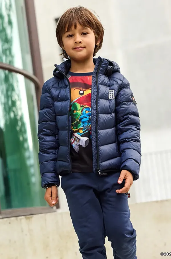 Lego Otroška puhovka Lego LWJESTED 600 mornarsko modra barva, 11010567