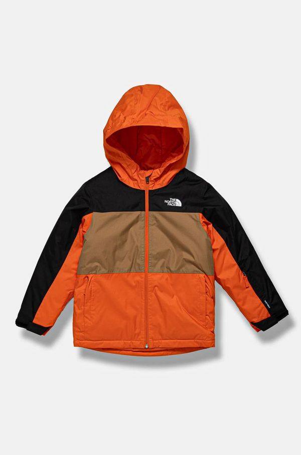 The North Face Otroška smučarska jakna The North Face FREEDOM INSULATED JACKET oranžna barva, NF0A88TZ1OP1