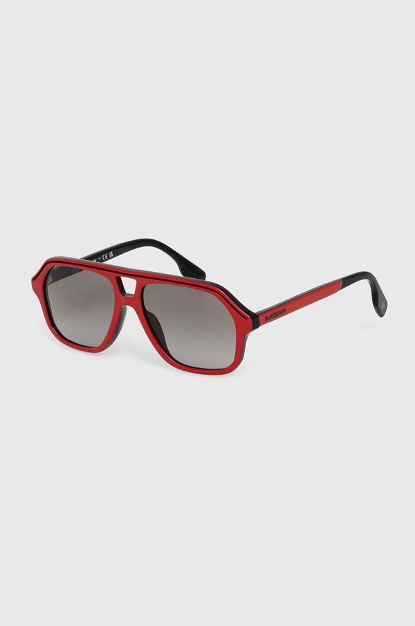 Burberry Otroška sončna očala Burberry rdeča barva, 0JB4340