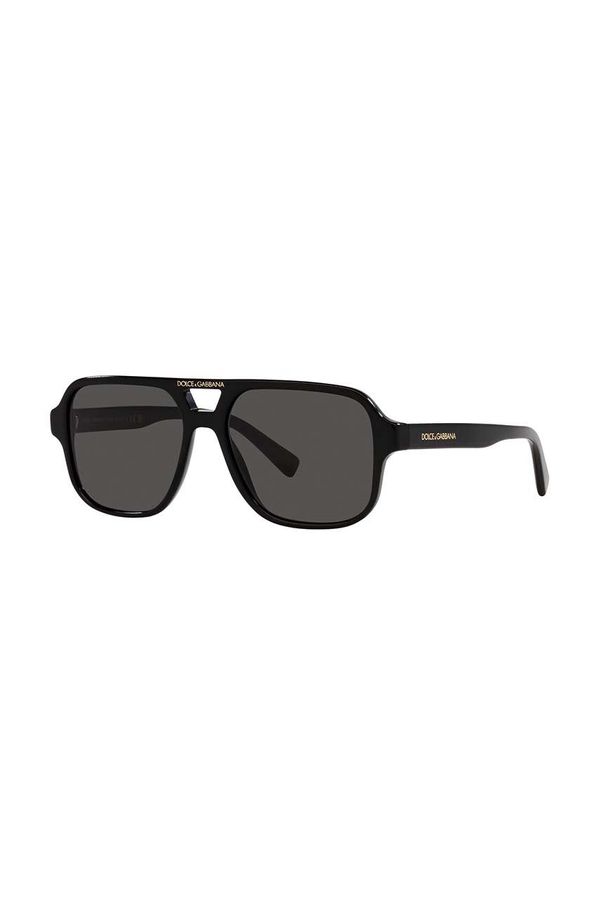 Dolce & Gabbana Otroška sončna očala Dolce & Gabbana črna barva, 0DX4003