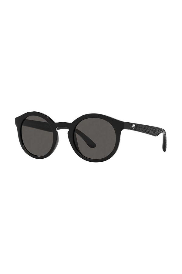 Dolce & Gabbana Otroška sončna očala Dolce & Gabbana črna barva, 0DX6002