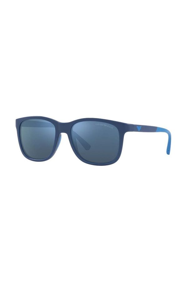 Emporio Armani Otroška sončna očala Emporio Armani mornarsko modra barva, 0EK4184