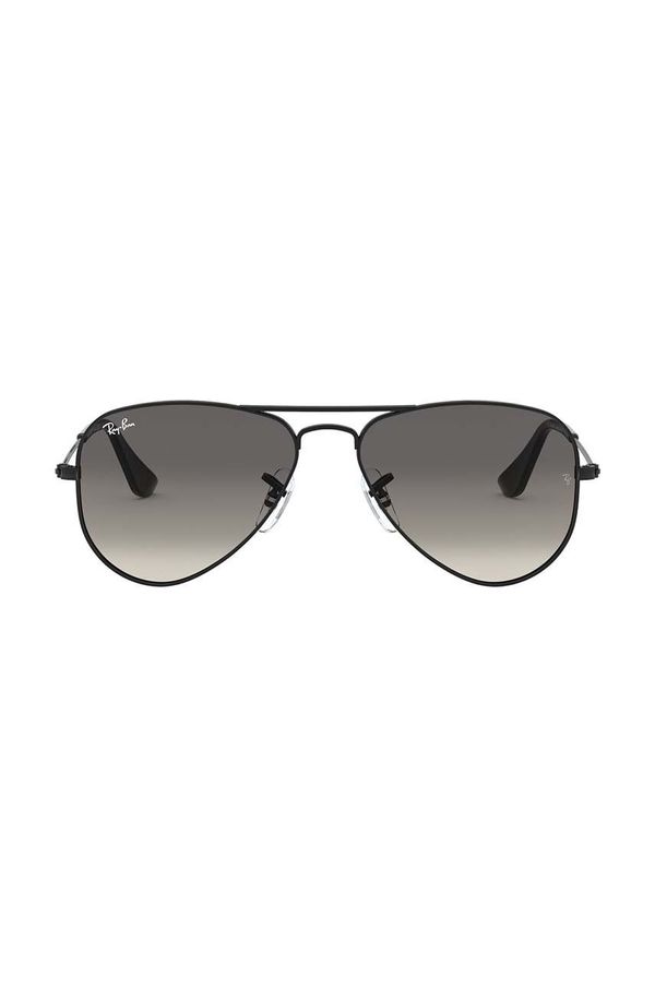 Ray-Ban Otroška sončna očala Ray-Ban Junior Aviator črna barva, 0RJ9506S