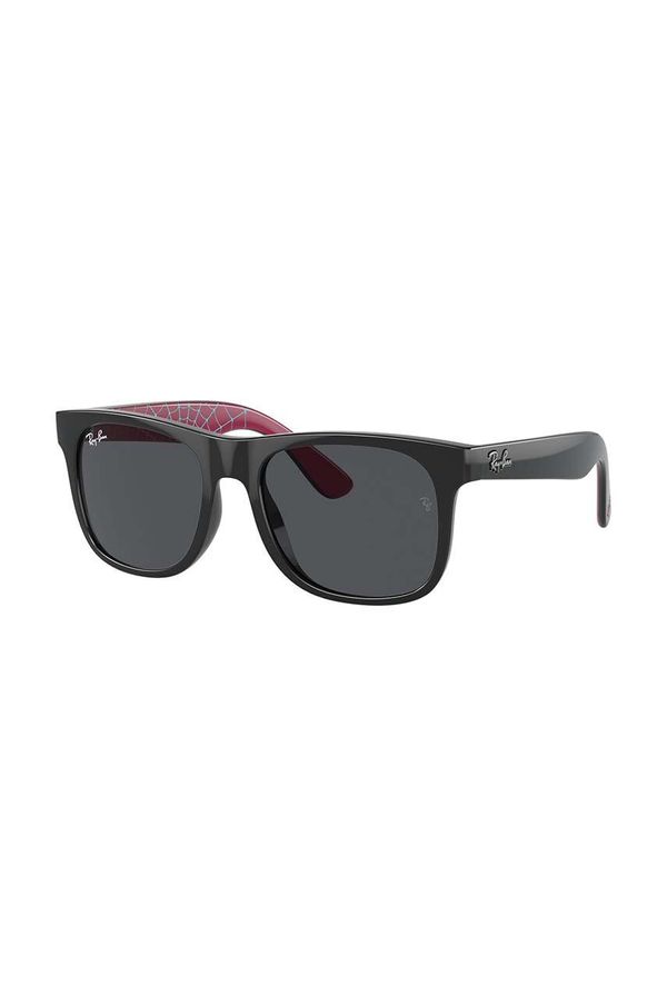 Ray-Ban Otroška sončna očala Ray-Ban JUNIOR JUSTIN črna barva, 0RJ9069S