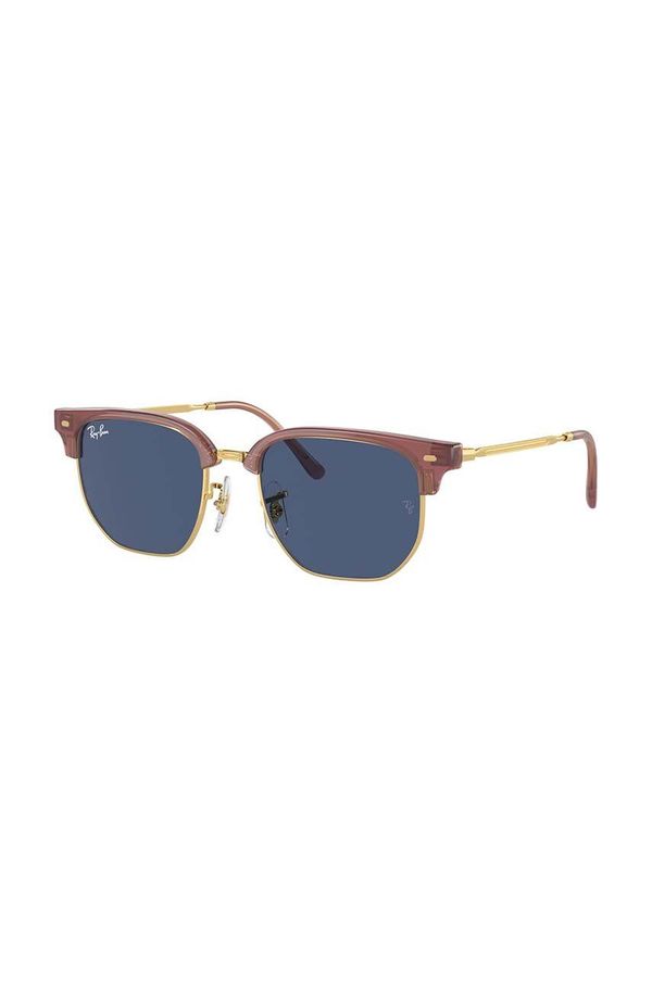 Ray-Ban Otroška sončna očala Ray-Ban NEW CLUBMASTER vijolična barva, 0RJ9116S