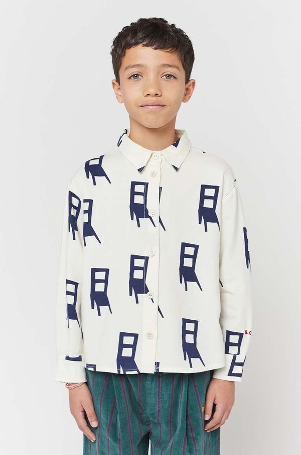 Bobo Choses Otroška srajca Bobo Choses bela barva