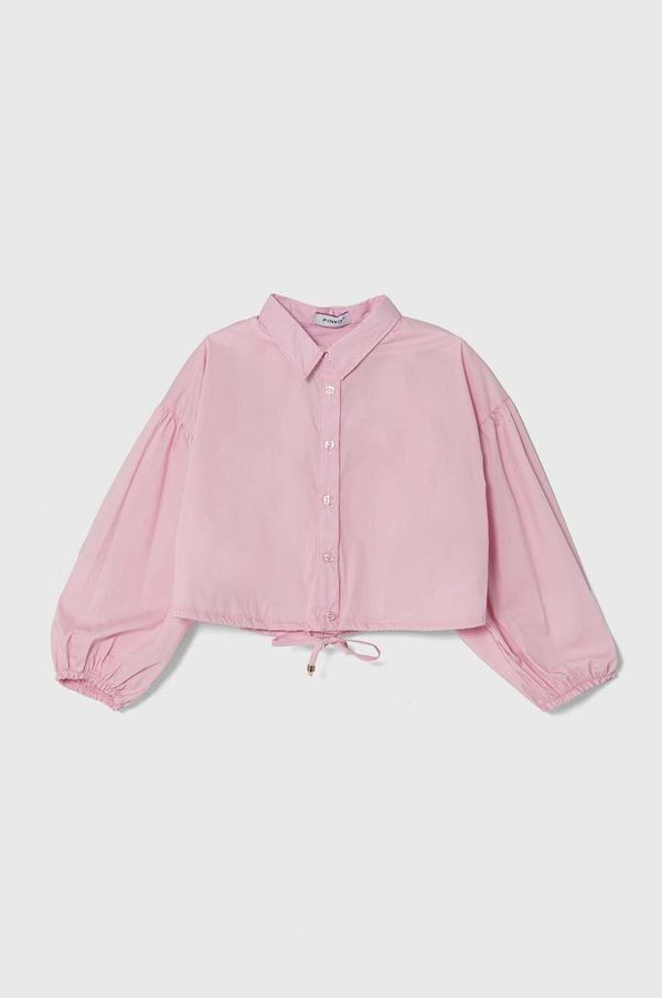 Pinko Up Otroška srajca Pinko Up roza barva