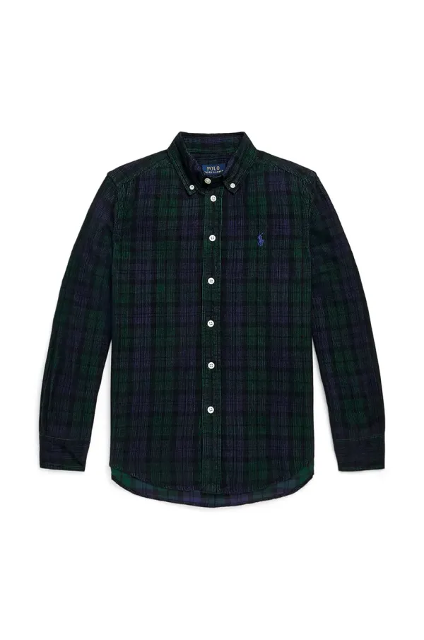 Polo Ralph Lauren Otroška srajca Polo Ralph Lauren mornarsko modra barva, 323878883001