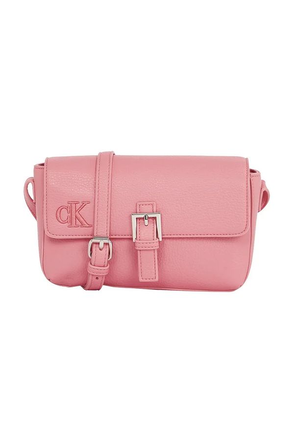 Calvin Klein Jeans Otroška torbica Calvin Klein Jeans roza barva, IU0IU00689