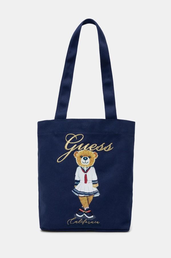 Guess Otroška torbica Guess mornarsko modra barva, J5RZ18 WGRI0