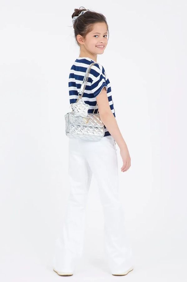 Guess Otroška torbica Guess srebrna barva, J5RZ27 WGYG0