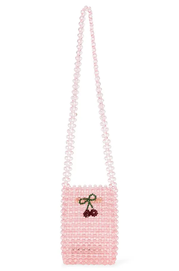 Konges Sløjd Otroška torbica Konges Sløjd PERLA STRAP WALLET roza barva, KS102398