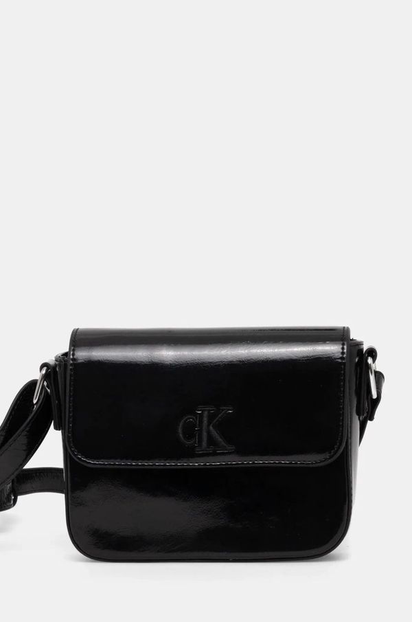 Calvin Klein Jeans Otroška torbica za pas Calvin Klein Jeans črna barva, IU0IU00688