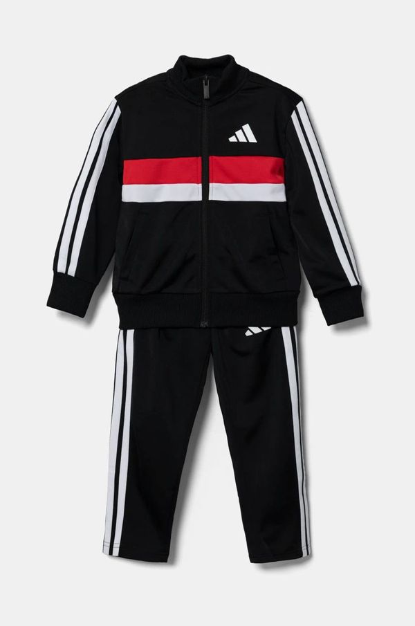 adidas Otroška trenirka adidas črna barva, JC7513