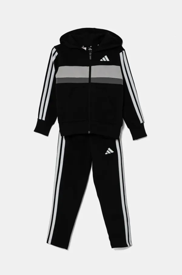 adidas Otroška trenirka adidas črna barva, JC7520