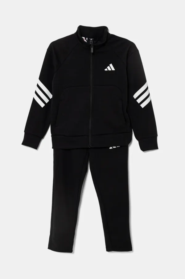 adidas Otroška trenirka adidas črna barva, JC7535