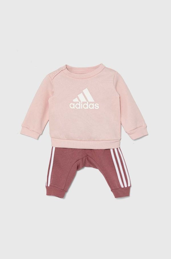 adidas Otroška trenirka adidas I BOS LOGOOG roza barva, IV7397