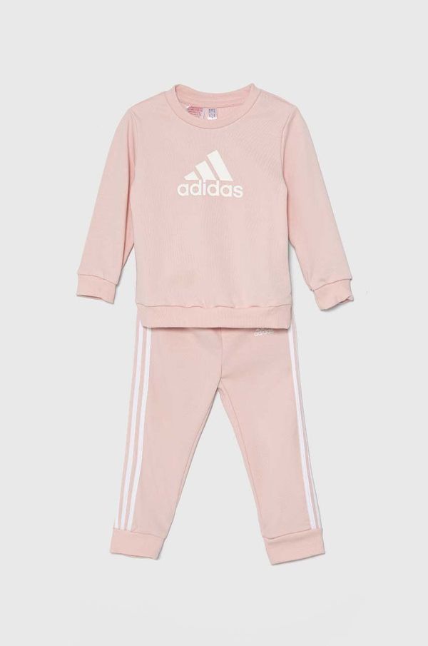 adidas Otroška trenirka adidas I BOSog FT roza barva, IZ4982