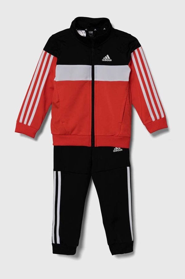 adidas Otroška trenirka adidas LK TIBERIO TS rdeča barva, IY1806