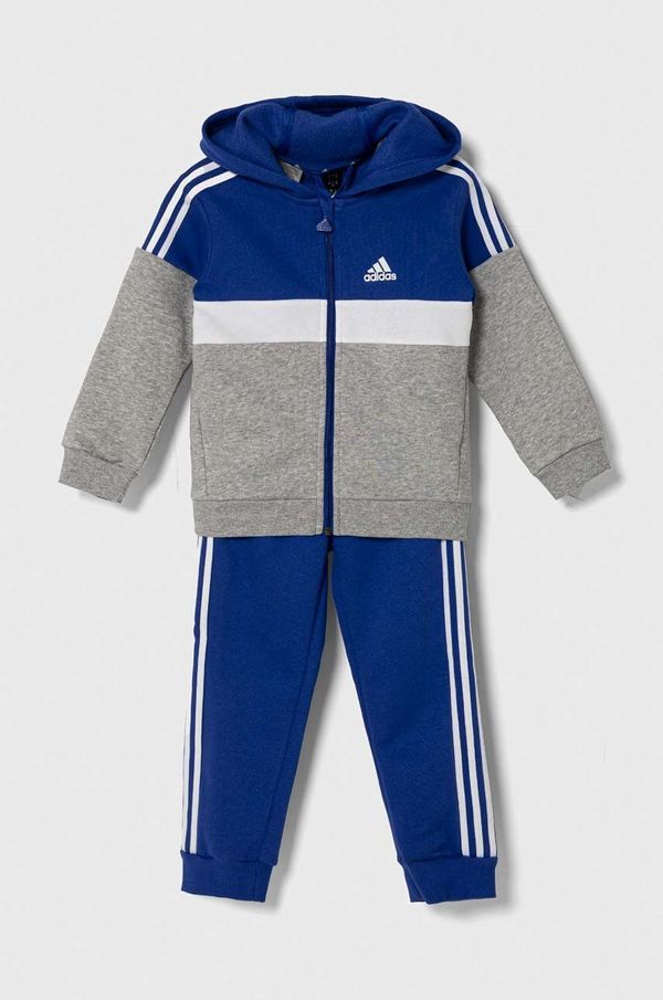 adidas Otroška trenirka adidas mornarsko modra barva