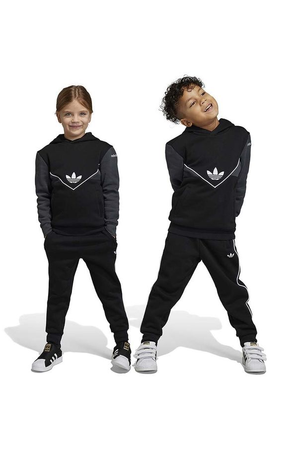 adidas Originals Otroška trenirka adidas Originals črna barva
