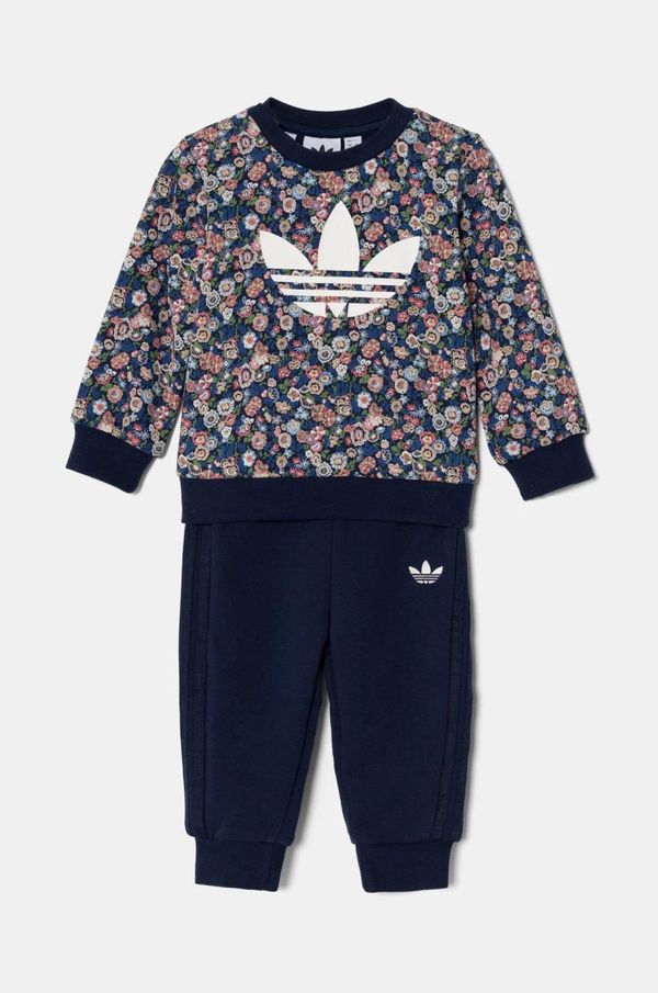 adidas Originals Otroška trenirka adidas Originals mornarsko modra barva, JC8049