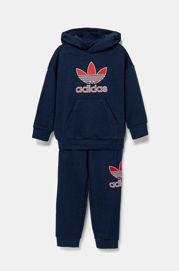 adidas Originals Otroška trenirka adidas Originals mornarsko modra barva, JC9176