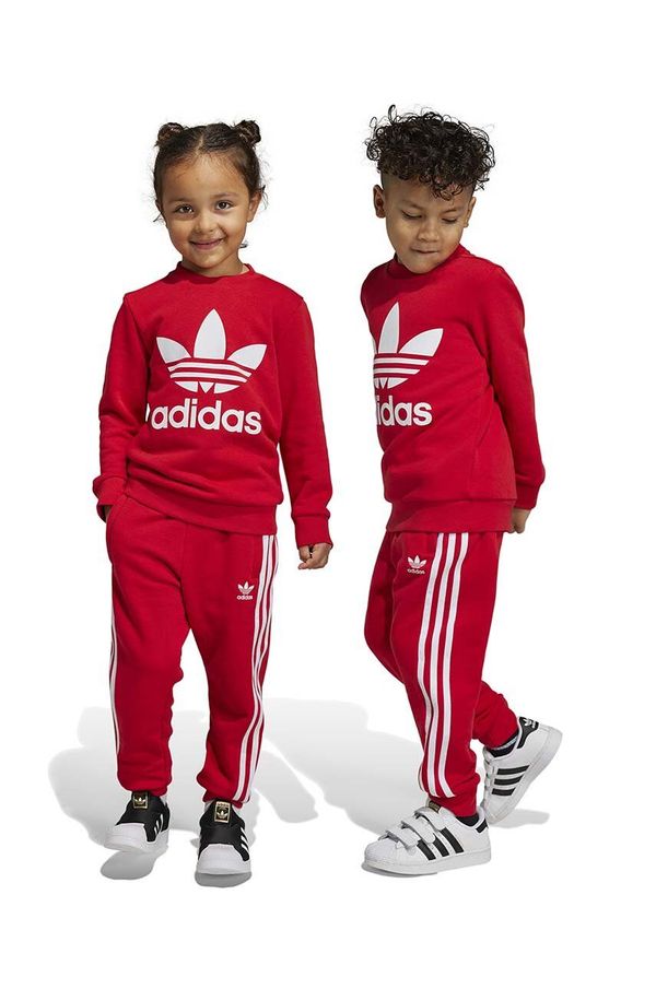 adidas Originals Otroška trenirka adidas Originals rdeča barva