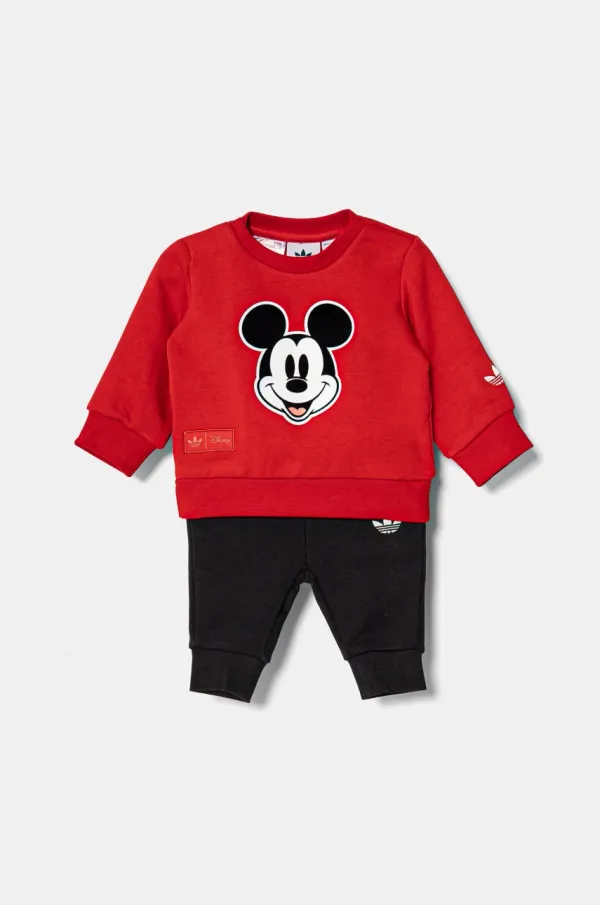 adidas Originals Otroška trenirka adidas Originals rdeča barva, JN7707