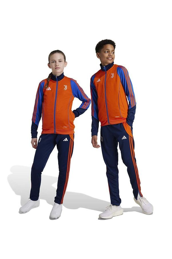 adidas Performance Otroška trenirka adidas Performance JUVE TK SUIT oranžna barva, IS5801