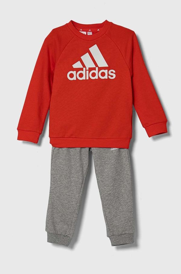 adidas Otroška trenirka adidas rdeča barva