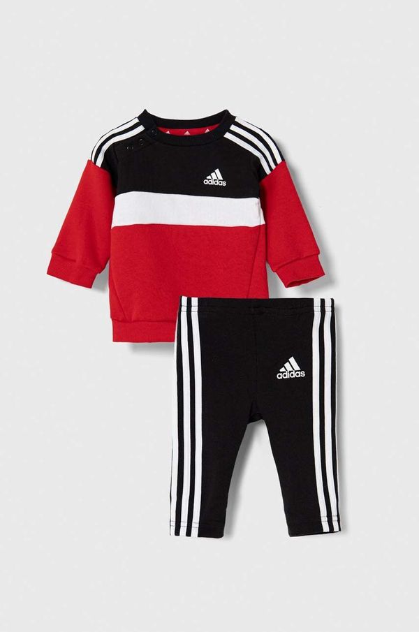 adidas Otroška trenirka adidas rdeča barva