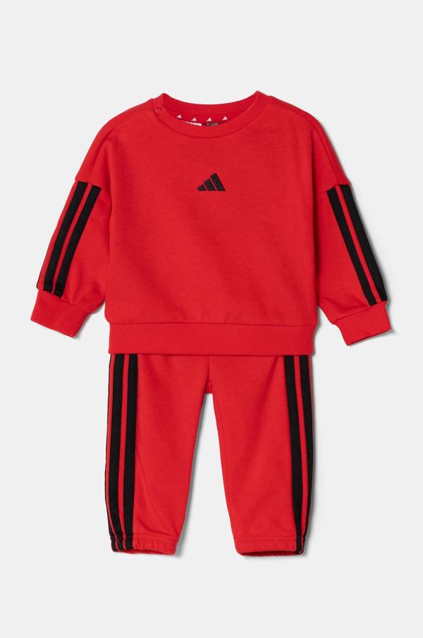 adidas Otroška trenirka adidas rdeča barva, JN8006