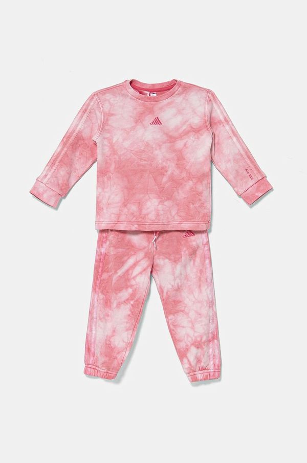 adidas Otroška trenirka adidas roza barva, JC6152