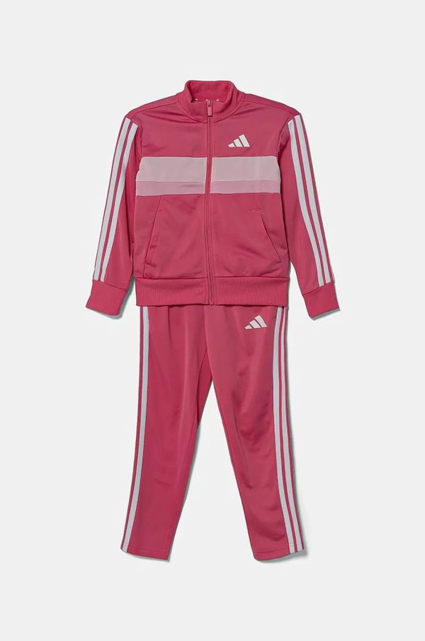 adidas Otroška trenirka adidas roza barva, JI6208