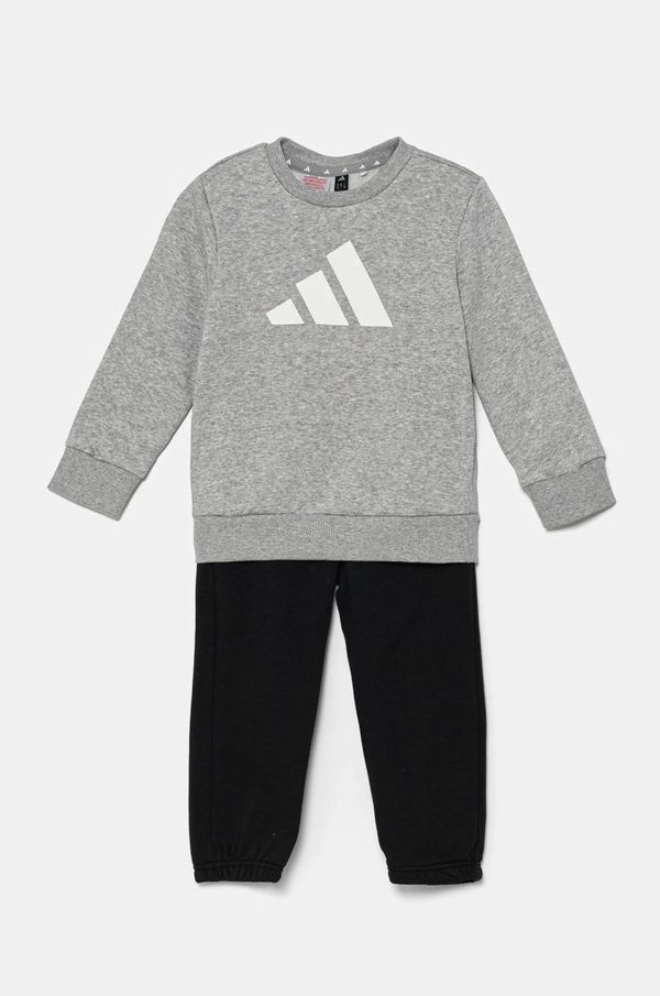 adidas Otroška trenirka adidas siva barva, JY0614