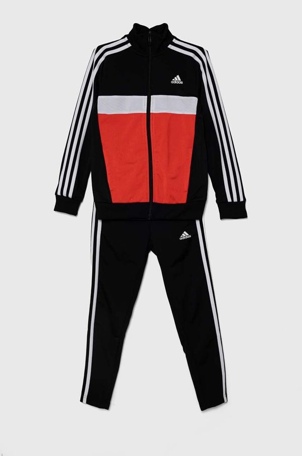 adidas Otroška trenirka adidas U 3S TIBERIO TS črna barva, IY1795