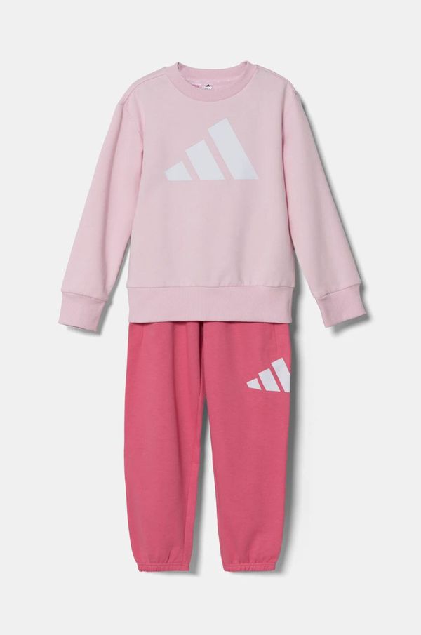 adidas Otroška trenirka adidas vijolična barva, JE1375