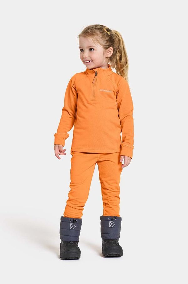 Didriksons Otroška trenirka Didriksons JADIS KIDS SET oranžna barva