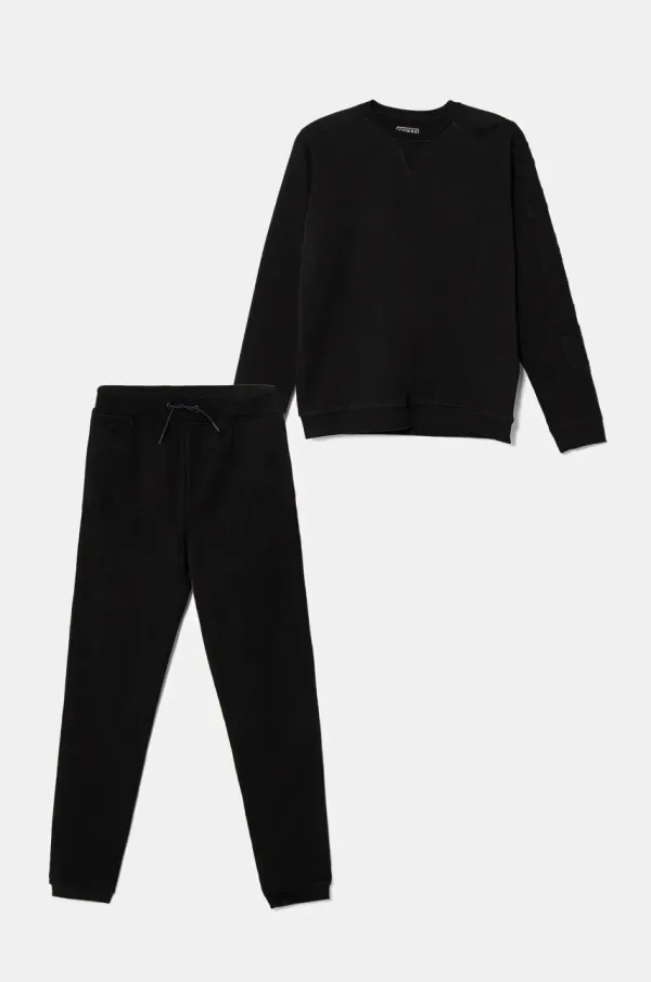 Guess Otroška trenirka Guess črna barva, L5RG00 KCCH0