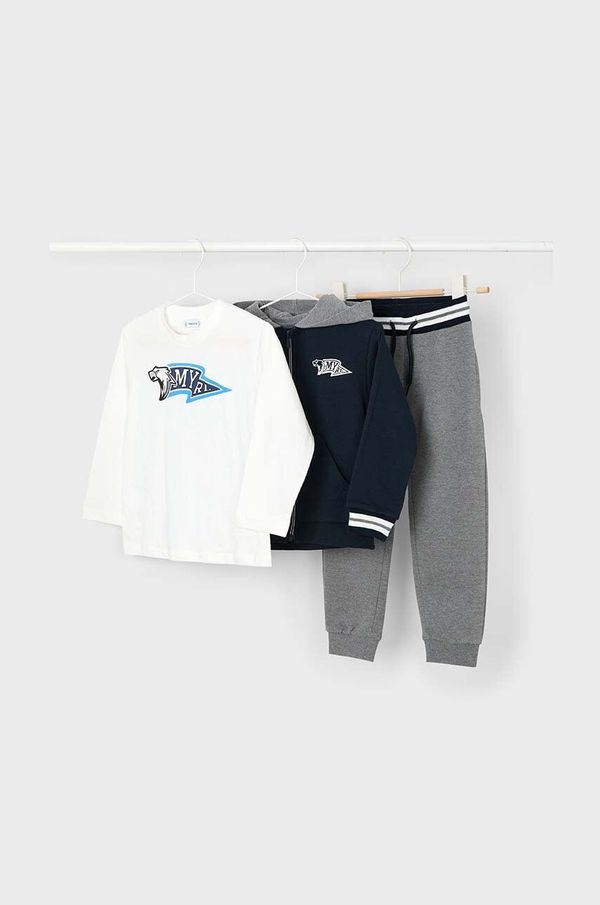 Mayoral Otroška trenirka Mayoral siva barva, 4878