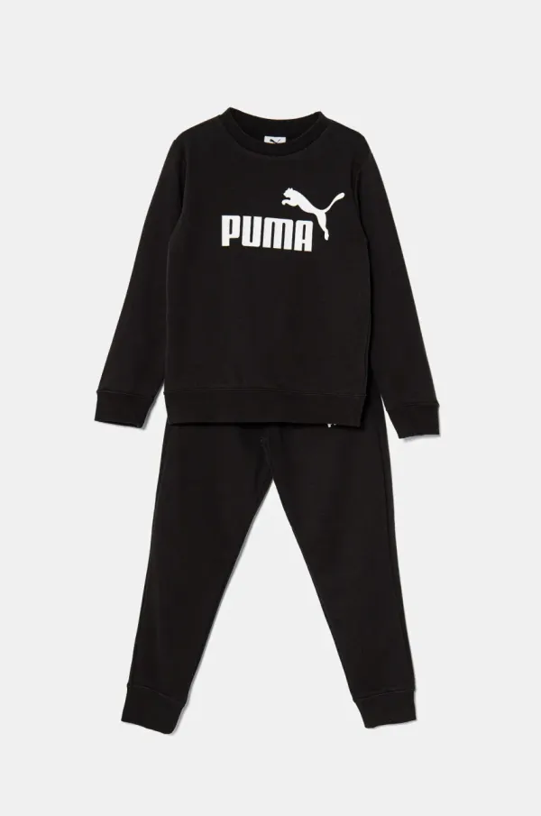 Puma Otroška trenirka Puma ESS No.1 Logo Crew Sweat Suit TR črna barva, 686296