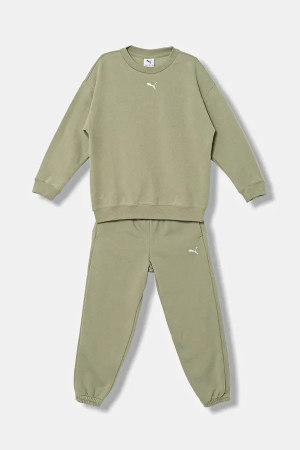 Puma Otroška trenirka Puma Loungewear Oversized Sweat Suit FL G