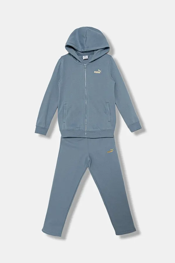 Puma Otroška trenirka Puma Metallic Hooded Sweat Suit FL G