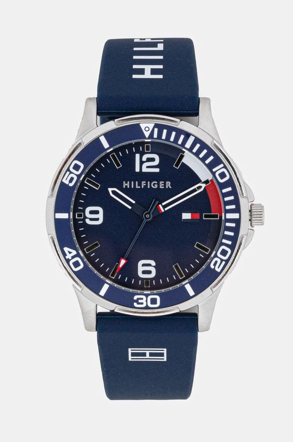 Tommy Hilfiger Otroška ura Tommy Hilfiger mornarsko modra barva, 1720016