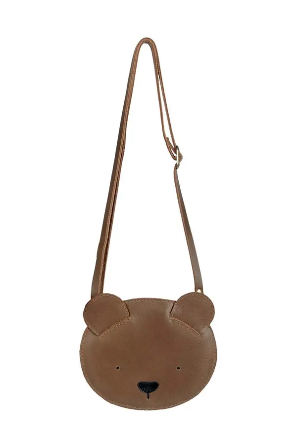 Donsje Otroška usnjena torbica Donsje Britta Classic Purse Bear