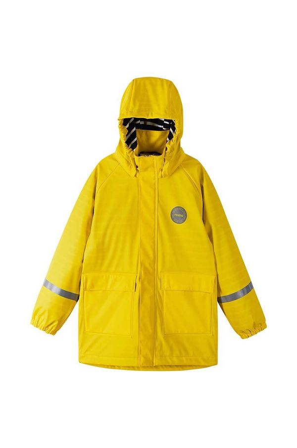 Reima Otroška vodoodporna jakna Reima rumena barva
