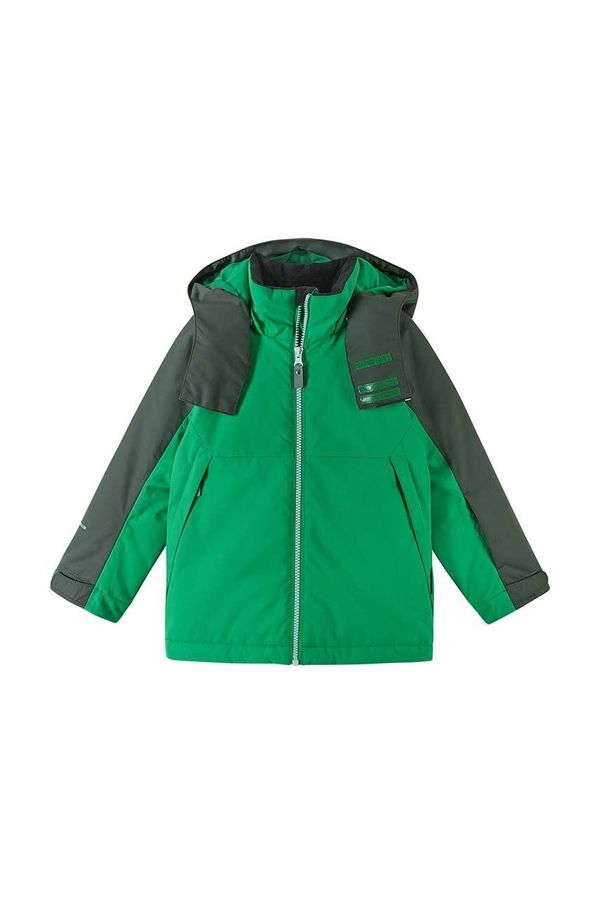 Reima Otroška zimska jakna Reima Autti zelena barva