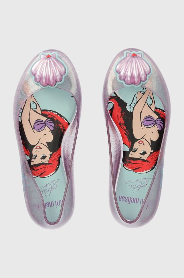 Melissa Otroške balerinke Melissa SWEET LOVE + DISNEY roza barva